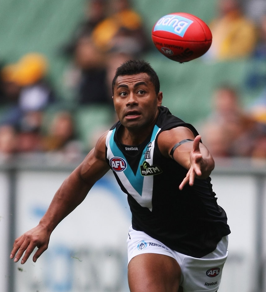 AFL 2011 Rd 21 - Hawthorn v Port Adelaide David Rodan in action during the AFL Round 21 match between the Hawthorn Hawks and Port Adelaide Power and the MCG, Melbourne.